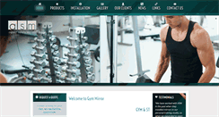 Desktop Screenshot of gymmirror.co.uk